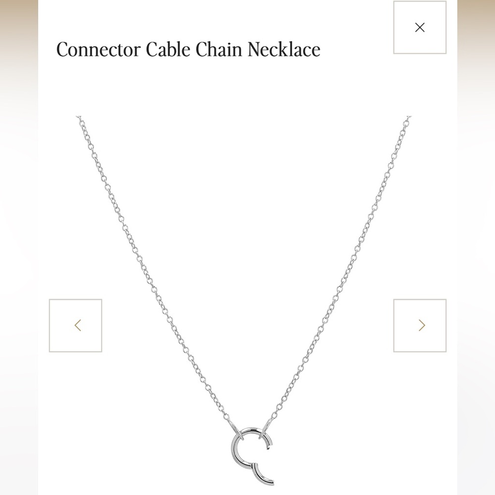 Baby Gold 14k White Gold Necklace - Picture 2 of 5